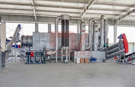 Oman sawdust carbonization production line